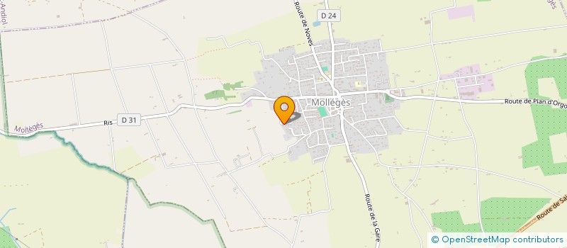 localisation de l'entreprise SDCDT à MOLLEGES