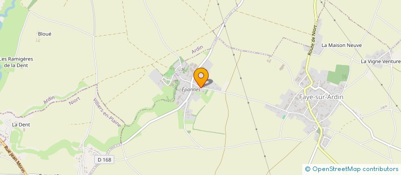 localisation de l'entreprise SDCM 79  VILLIERS-EN-PLAINE