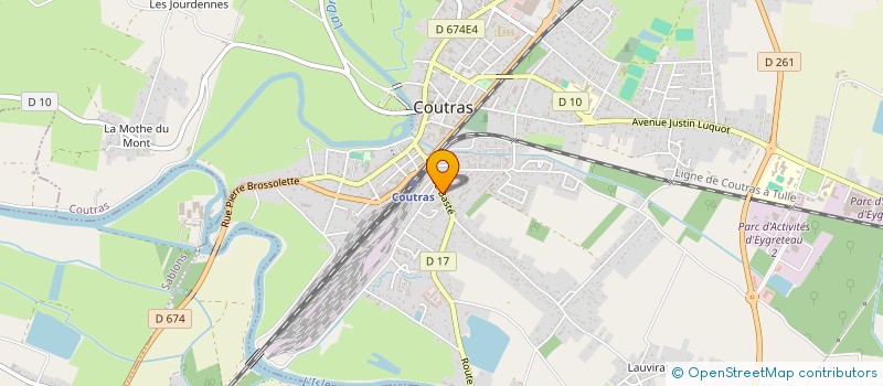 localisation de l'entreprise SDCR  COUTRAS