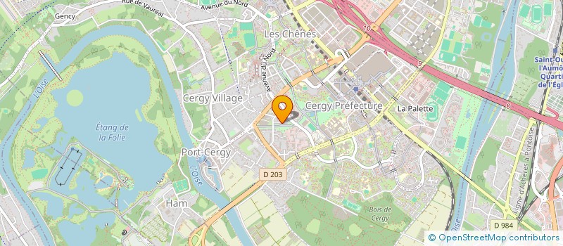 localisation de l'entreprise SDD à CERGY