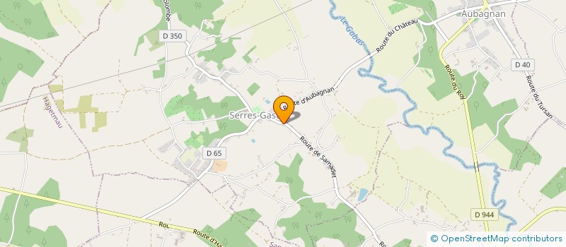 localisation de l'entreprise SDD SOLAR 64  SERRES-GASTON