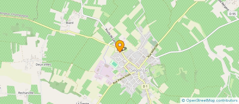 localisation de l'entreprise SDD22 à SEGONZAC