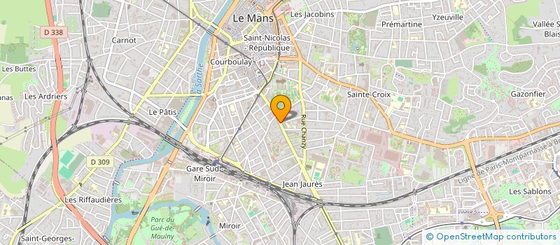 localisation de l'entreprise SDDB  LE MANS