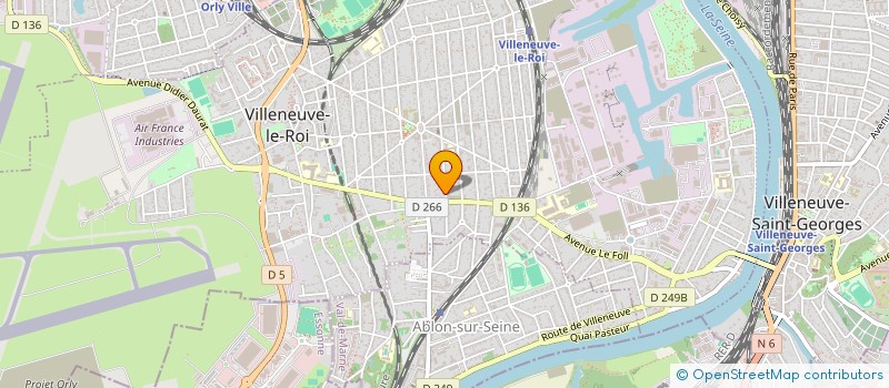 localisation de l'entreprise SDDS COZRENOVATION à VILLENEUVE-LE-ROI