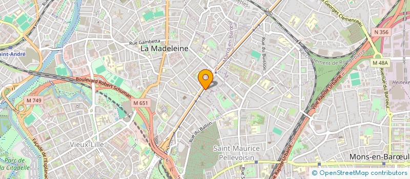 localisation de l'entreprise SDE à LA MADELEINE