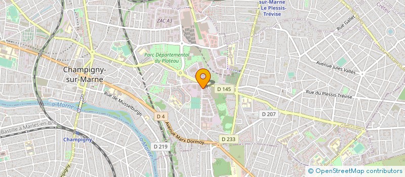localisation de l'entreprise SDE à CHAMPIGNY-SUR-MARNE