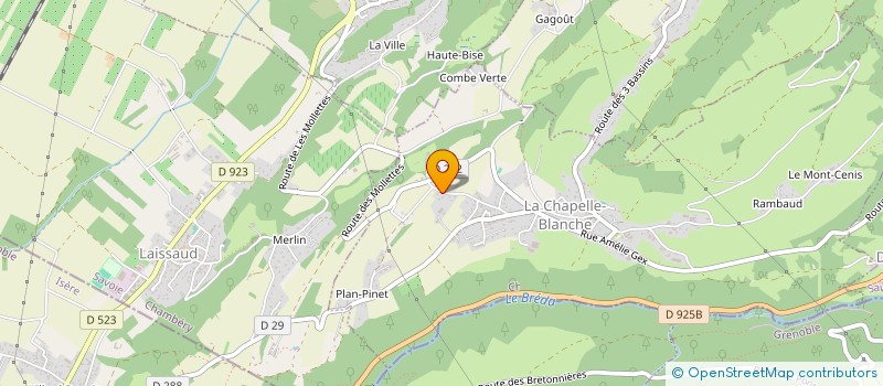 localisation de l'entreprise SDE  LA CHAPELLE-BLANCHE