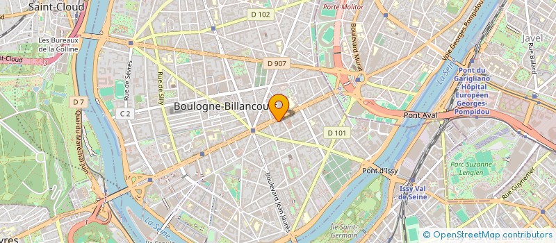 localisation de l'entreprise SDE DES ECURIES DU PLANET à BOULOGNE-BILLANCOURT