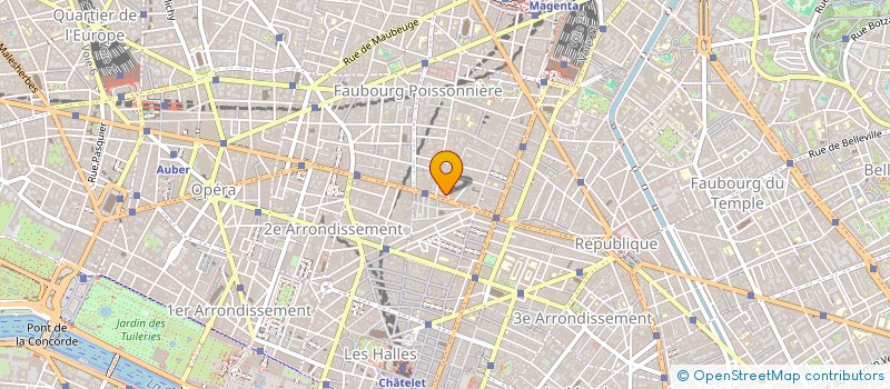 localisation de l'entreprise SDE ROSSIGNOLS  PARIS