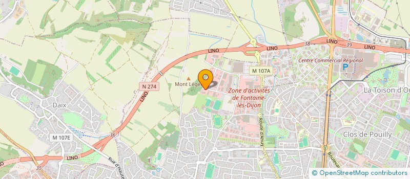 localisation de l'entreprise SDEL BOURGOGNE à FONTAINE-LES-DIJON