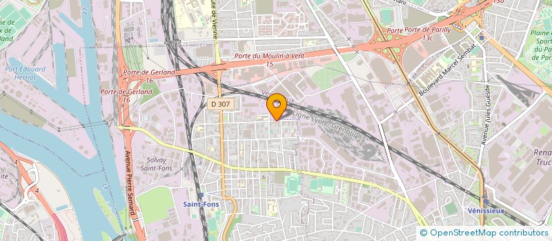 localisation de l'entreprise SDEL ENERGIE SERVICE à SAINT-FONS