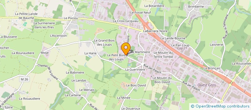 localisation de l'entreprise SDEL NANTES à COUERON