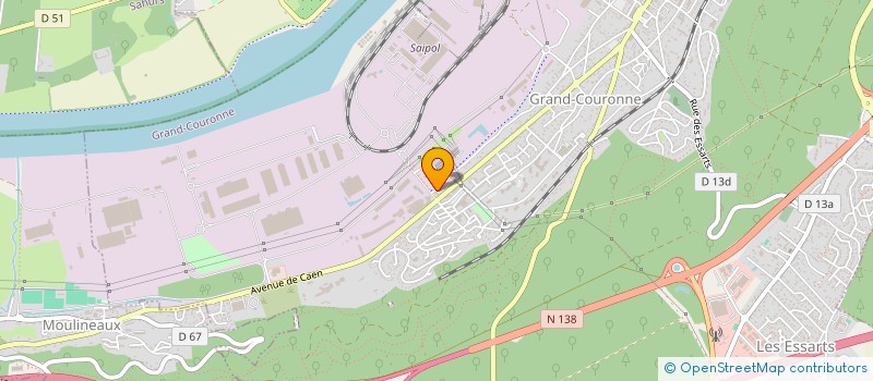 localisation de l'entreprise SDEL VAL DE SEINE à GRAND-COURONNE