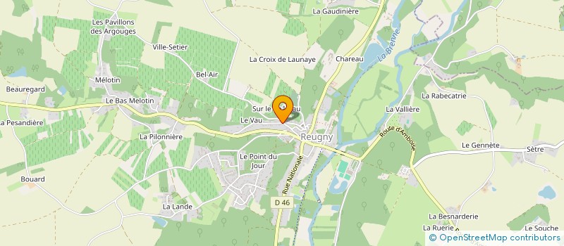 localisation de l'entreprise SDEM  REUGNY