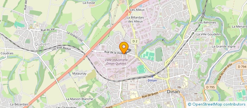 localisation de l'entreprise SDEM à QUEVERT