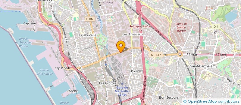 localisation de l'entreprise SDEN CSCI à MARSEILLE