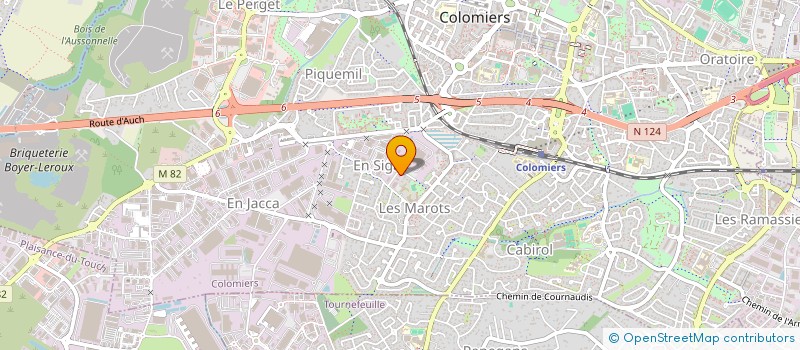 localisation de l'entreprise SDEN MIDI PYRENEES à COLOMIERS