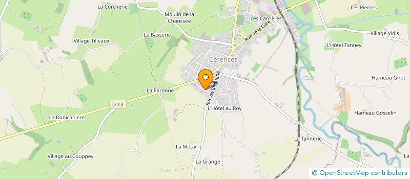 localisation de l'entreprise SDEP 2 à CERENCES