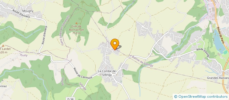 localisation de l'entreprise SDEP à SILLINGY