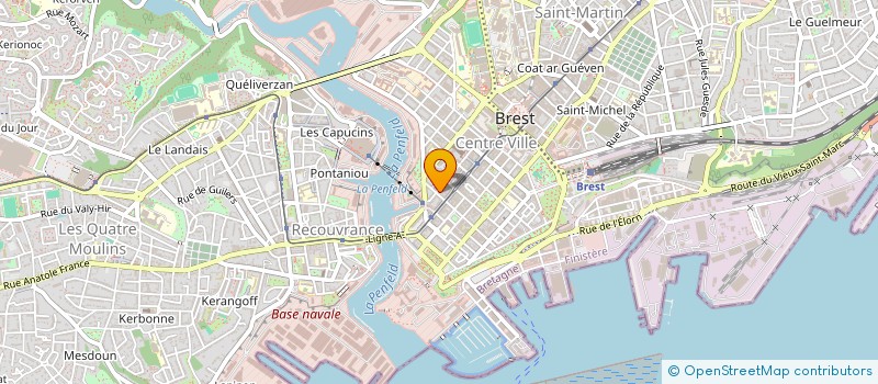 localisation de l'entreprise SDEP THEPRAUX à BREST