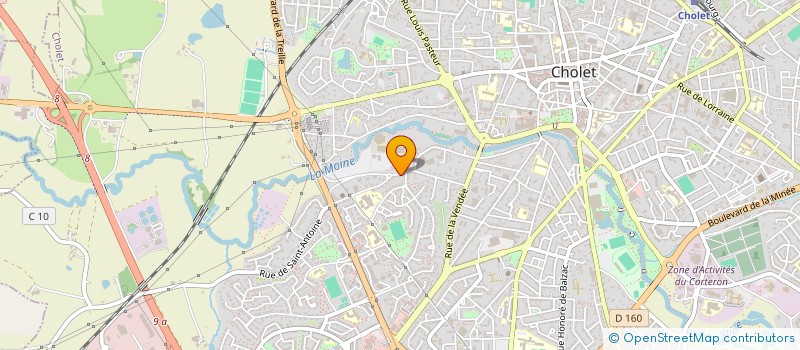 localisation de l'entreprise SDEV à CHOLET