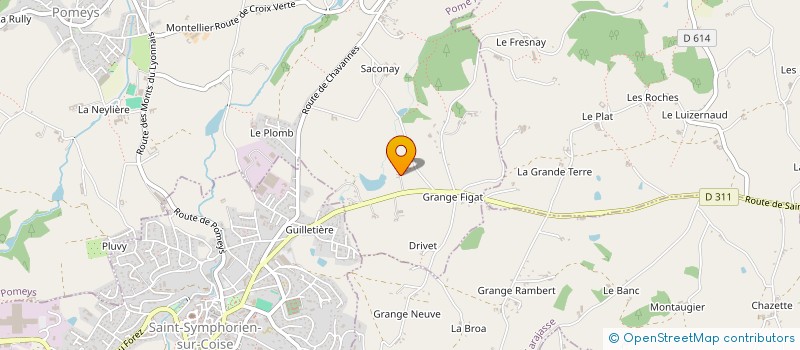 localisation de l'entreprise SDEV INVEST  POMEYS