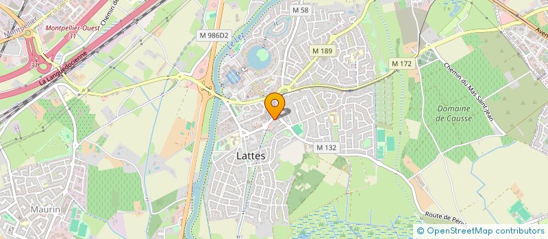 localisation de l'entreprise SDF à LATTES