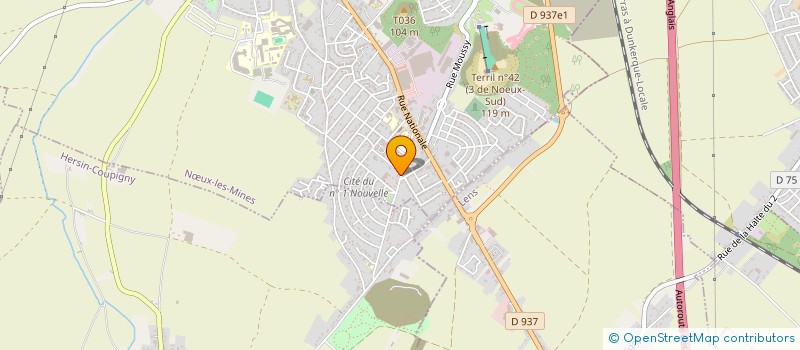 localisation de l'entreprise SDF  NOEUX LES MINES