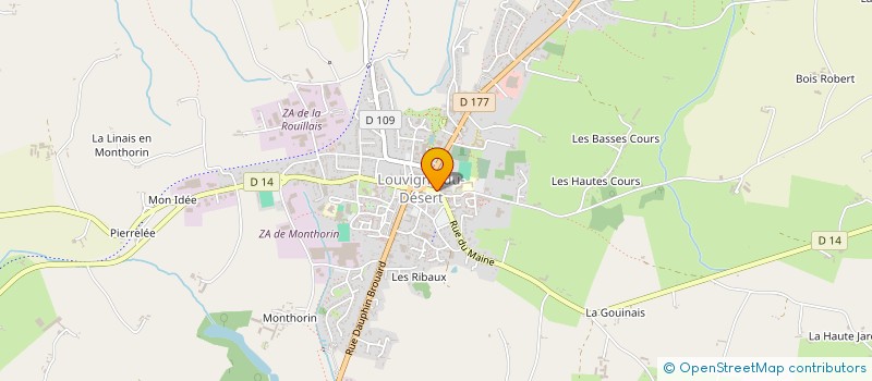 localisation de l'entreprise SDF  LOUVIGNE-DU-DESERT