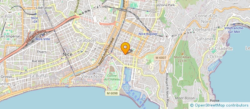 localisation de l'entreprise SDF AGOSTINI - MOSTACCI à NICE