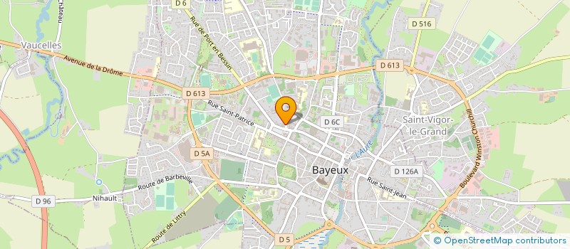 localisation de l'entreprise SDF ALLAIS BAYSSAT LESAGE PORCHER à BAYEUX
