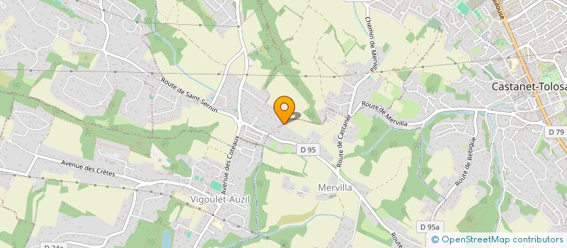 localisation de l'entreprise SDF AMIGUES - LAFABRIE  PECHBUSQUE