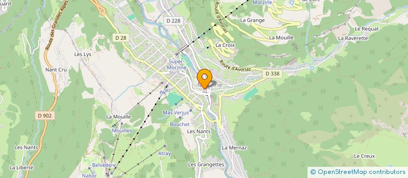 localisation de l'entreprise SDF ANDERSON à LA COTE D'ARBROZ