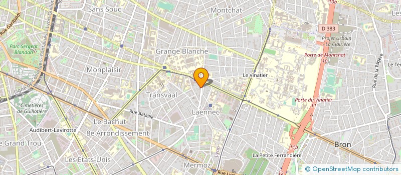 localisation de l'entreprise SDF ANESTECIA à LYON
