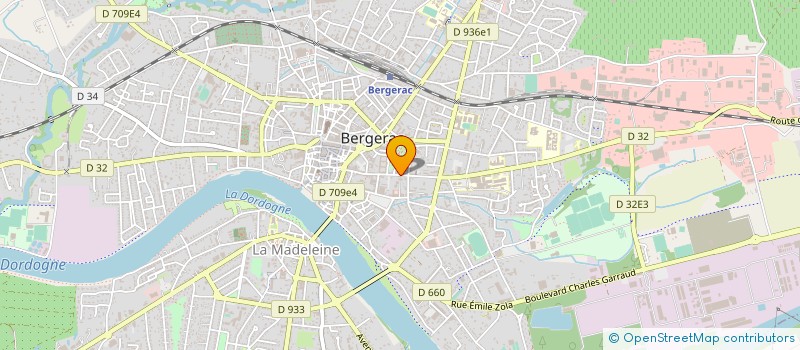 localisation de l'entreprise SDF ANESTHESISTES PASTEUR 24 à BERGERAC