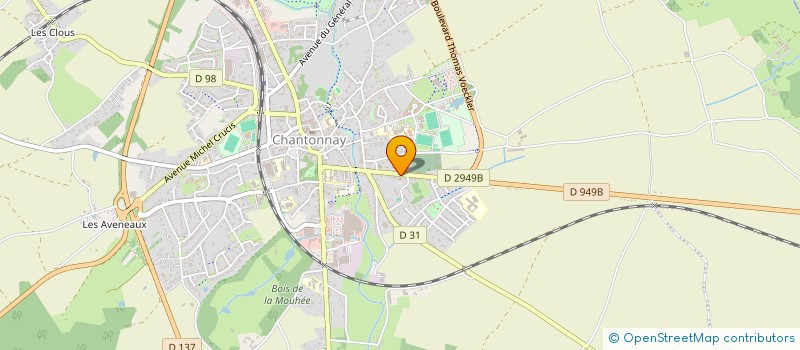 localisation de l'entreprise SDF ASCLEPIOS à CHANTONNAY