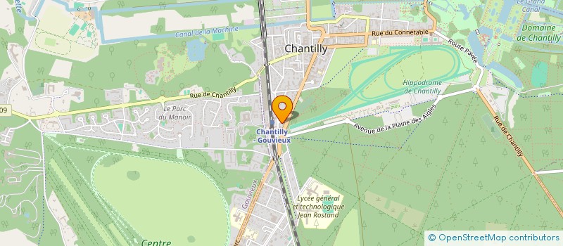 localisation de l'entreprise SDF BADDOURI KHALED ET JAMAL à CHANTILLY