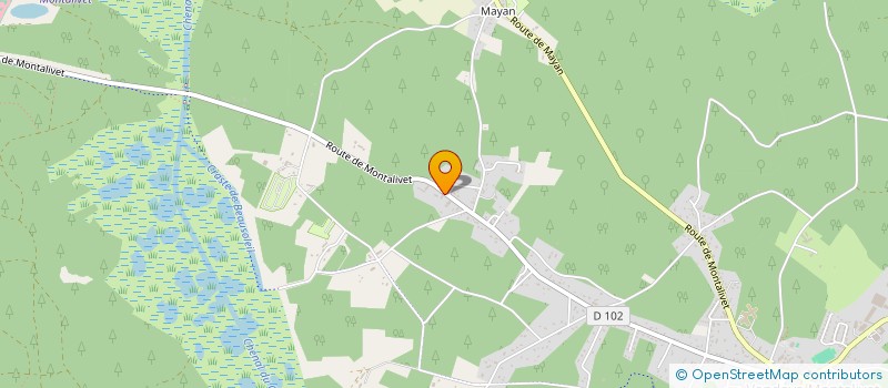 localisation de l'entreprise SDF BAHOUGNE KEVIN ET JEROME  VENDAYS-MONTALIVET