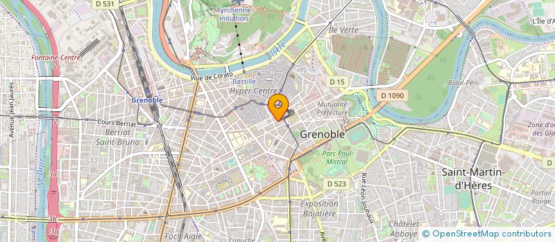 localisation de l'entreprise SDF BARBE LEHODEY ET MONTIGON à GRENOBLE