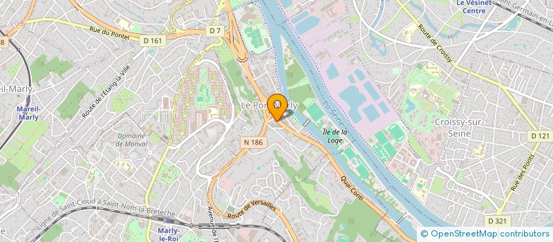 localisation de l'entreprise SDF BARDA A GOULAHIANC A BEN AHMED  LE PORT-MARLY