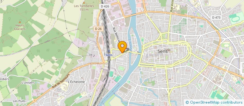 localisation de l'entreprise SDF BOITEAU DA SILVA  SENS