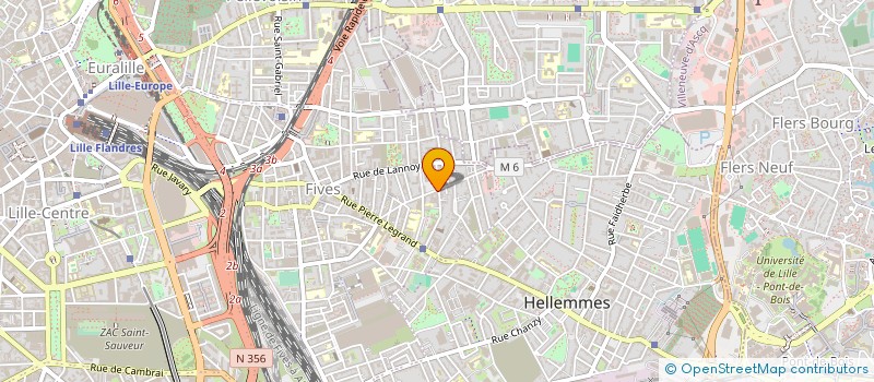localisation de l'entreprise SDF BOUDEAU ELODIE ET SZTERN DIDIER à LILLE