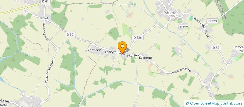 localisation de l'entreprise SDF BRASQUIES DELAGNES à PAULHAC