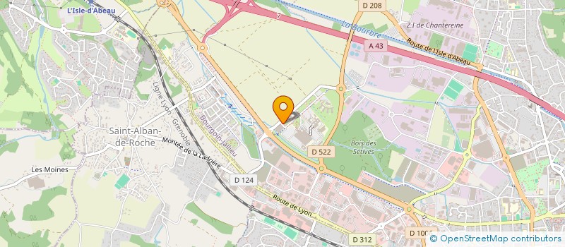 localisation de l'entreprise SDF BRINGEON BEN LAGHA ARCIN ZAPPATINI à BOURGOIN-JALLIEU