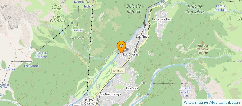 localisation de l'entreprise SDF BYGRAVE  CHAMONIX-MONT-BLANC