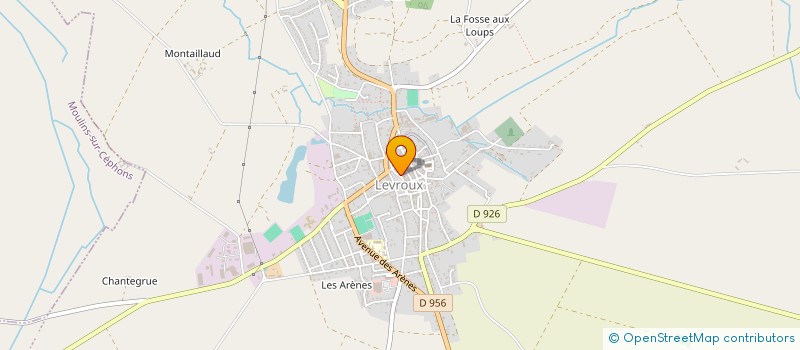 localisation de l'entreprise SDF CABINET INFIRMIERS DE LEVROUX à LEVROUX