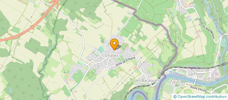 localisation de l'entreprise SDF CAULFIELD WOWLING à CHALLEX