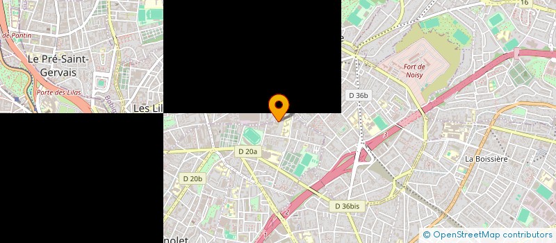 localisation de l'entreprise SDF CHAHED BOUDIAF à BAGNOLET