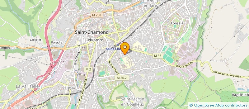 localisation de l'entreprise SDF CHAIZE ANDRE CHAIZE ANTOIN  SAINT-CHAMOND