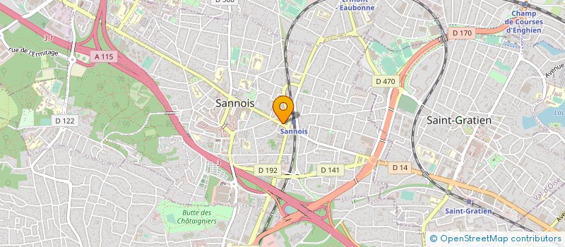 localisation de l'entreprise SDF CHAMPEAU à SANNOIS